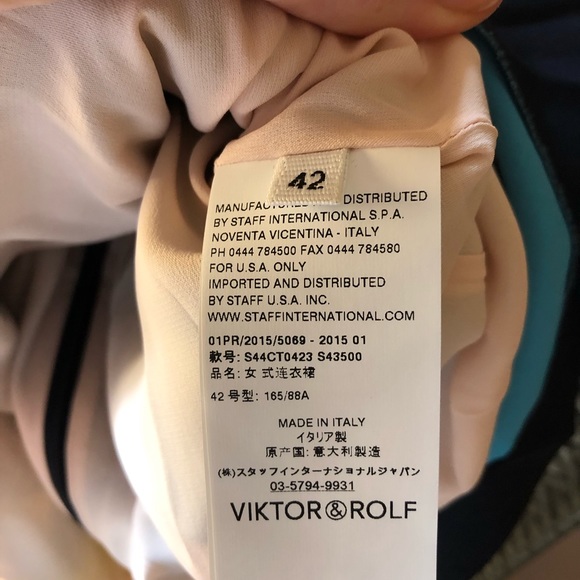 Multicolour dress, collage style - Picture 6 of 8